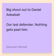 Client review - Big shoutout Eben