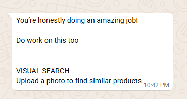Client review - Visual search